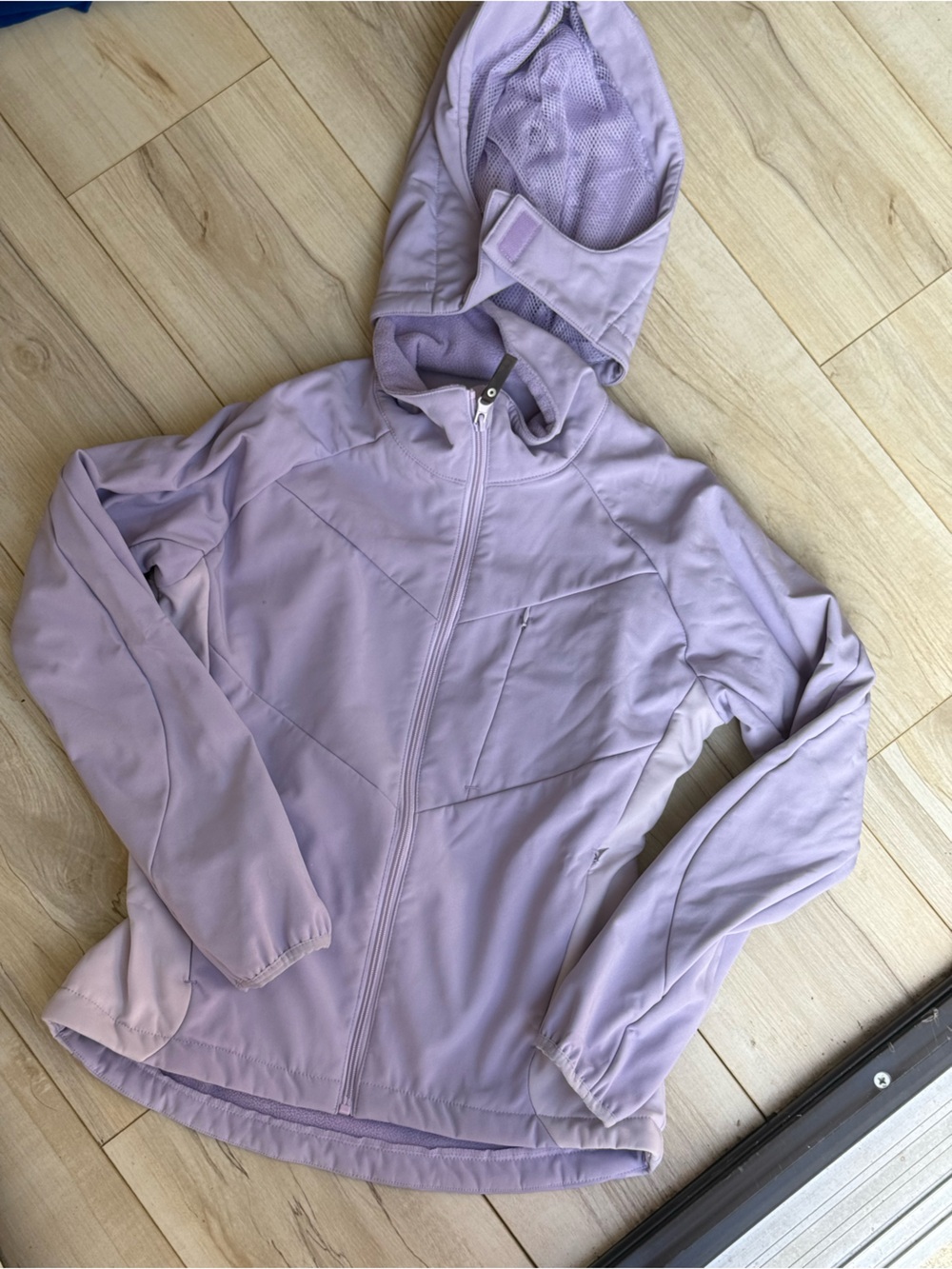 Lavender Lightweight Zip Hoodie Ski Jacket